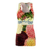 The Dahlia Bush Racerback Colorful Printed Women's Dress