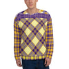 Criss Cross Brushed Fleece Fabric Unisex Sweatshirt