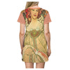 The Olivia Colorful Printed Women's T-shirt Dress