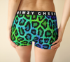 Dayglo Leopard Boxer Briefs (ladies) - WhimzyTees
