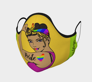Prideful Rosie Cotton Printed Washable Face Mask