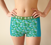 Green Mermaid Boxer Briefs (ladies) - WhimzyTees