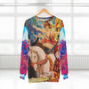 Lady Nanante Brightly Colored and Printed Unisex Sweatshirt