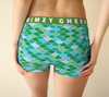 Green Mermaid Boxer Briefs (ladies) - WhimzyTees