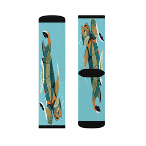 Galapagos Socks with Sublimated Colorful Design