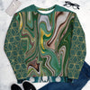 Lucky Jade Brushed Fleece Fabric Unisex Sweatshirt