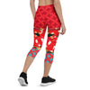 Kabuki Colorful Print Women's Capris Legging