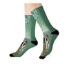 La Bicyclette Socks with Sublimated Colorful Design