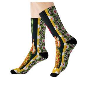 La Jaunie Super-Extra Socks with Sublimated Colorful Design