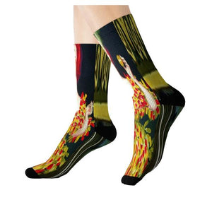La Jaunie Socks with Sublimated Colorful Design