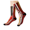 La Parapluie Socks with Sublimated Colorful Design