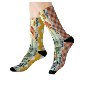 Le Gaulois Super-Extra Socks with Sublimated Colorful Design