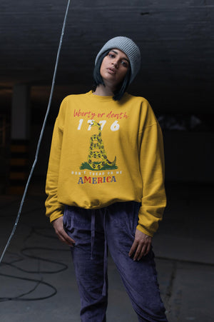 Liberty or Death America HD Crewneck Unisex Sweatshirt