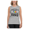 Rainbow Sheep Unisex Muscle Shirt with Printed Design
