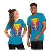 Rainbow Butterfly Side Seamed Cotton T-Shirt