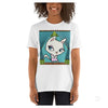 Diva Cat Colored Printed T-Shirt