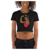 Side Seamed Prideful Rosie Crop Women's T-Shirt