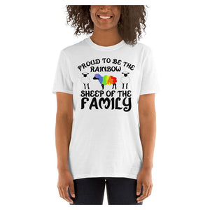 Rainbow Sheep Ringspun Cotton T-Shirt