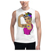Hispanic Prideful Rosie Muscle Cotton Fabric Men's Shirt