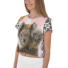 Koala-Ki AOP Stretch Fabric Women's Crop T-Shirt