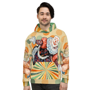 Russet Court Jester All Over Print Unisex Hoody