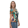 Midnight Celeste Super T-Shirt with Printed Colorful Design