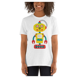 Simeon the Robot Printed Unisex T-Shirt