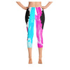 Punk-Adelia Colorful Print Women's Capris Legging