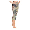 Elusoriness Butterfly Colorful Print Women's Yoga Capris Legging