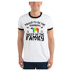 Rainbow Sheep Ringer Cotton T-Shirt