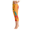 Simeon Colorful Print Women's Yoga Capris Legging