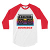 Bombastic Boombox Baseball Quarter Sleeve Raglan T-Shirt