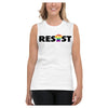 RESIST Muscle Women's Shirt with Printed Design