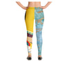 Floral Flapper Girl Colorful Design Women's Leggings
