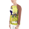 Central Park West Brightly Colored Printed Rashguard
