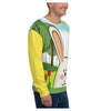 Sunny Bunny All-Over Printed Unisex Sweatshirt