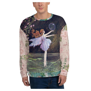 Tippy-Toes All-Over Printed Unisex Sweatshirt