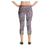 Afternoon Delight Colorful Print Women's Capris Legging