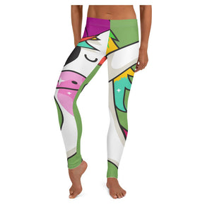 Flyboy Dab Unicorn Colorful Design Women's Leggings