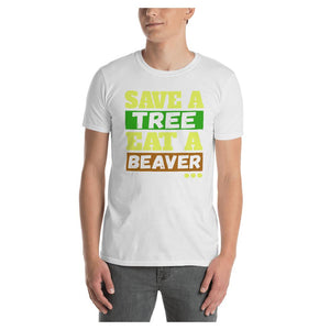 Eat a Beaver Cotton Unisex T-Shirt