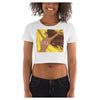 Summer Bedlam Cotton Side Seamed Women's Crop T-Shirt
