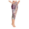 Adelia Butterfly Colorful Print Women's Yoga Capris Legging