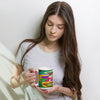 Picasso Microwave Safe Colorful Printed Mug, 15 oz