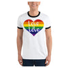 Love is Love Ringer Men's T-Shirt