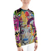Willow Brightly Colored Printed Women's Rash Guard