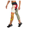 La Jaunie Colorful Print Women's Capris Legging