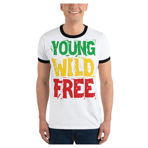 Young Wild Free Ringer Looser Fit Unisex T-Shirt