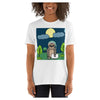 Sleepy Sloth Colored Printed T-Shirt