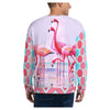 The Lucky Flamingo All-Over Printed Unisex Sweatshirt