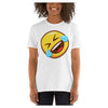 ROFL Emoji Colored Printed T-Shirt